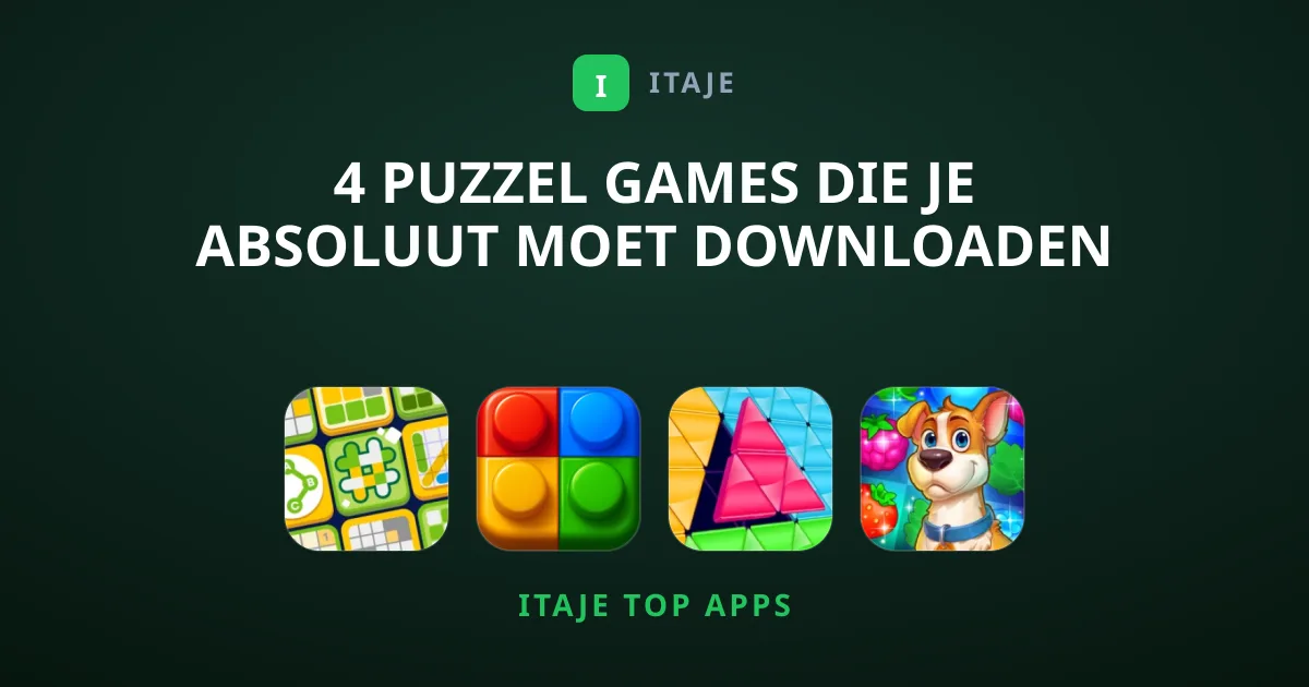 4 Puzzel Games Die Je Absoluut Moet Downloaden